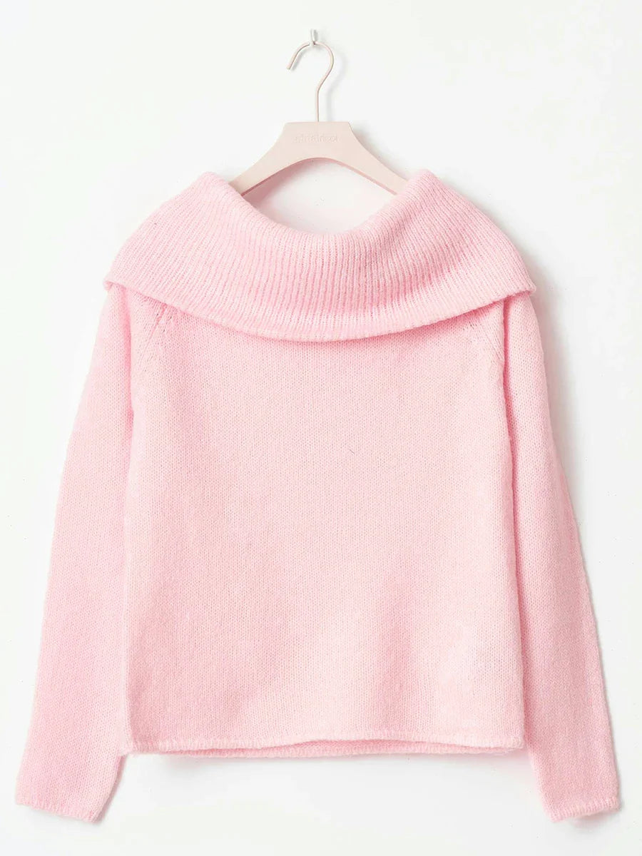 Duttini | Knit Top for Women in Soft Fabric, Relaxed Fit, Ivory
