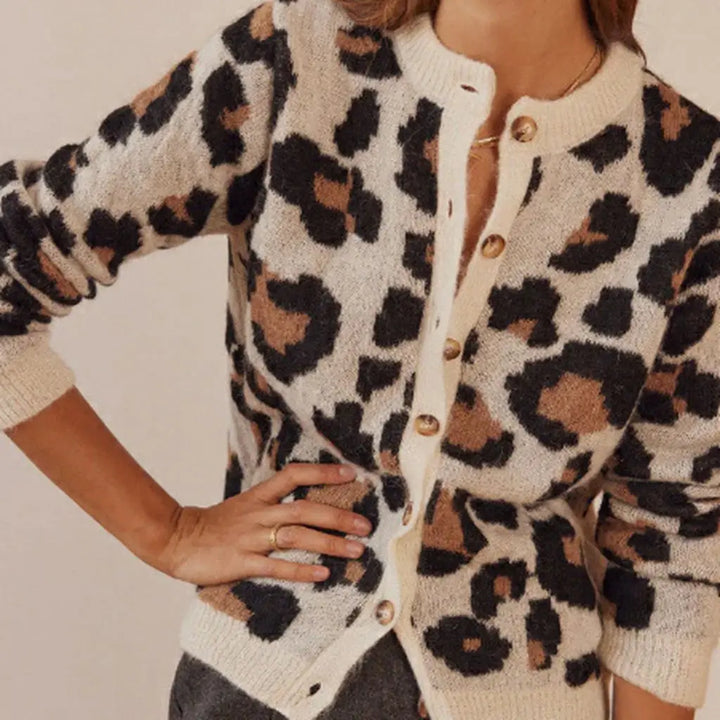 Duttini | Leopard Striped Top for Women