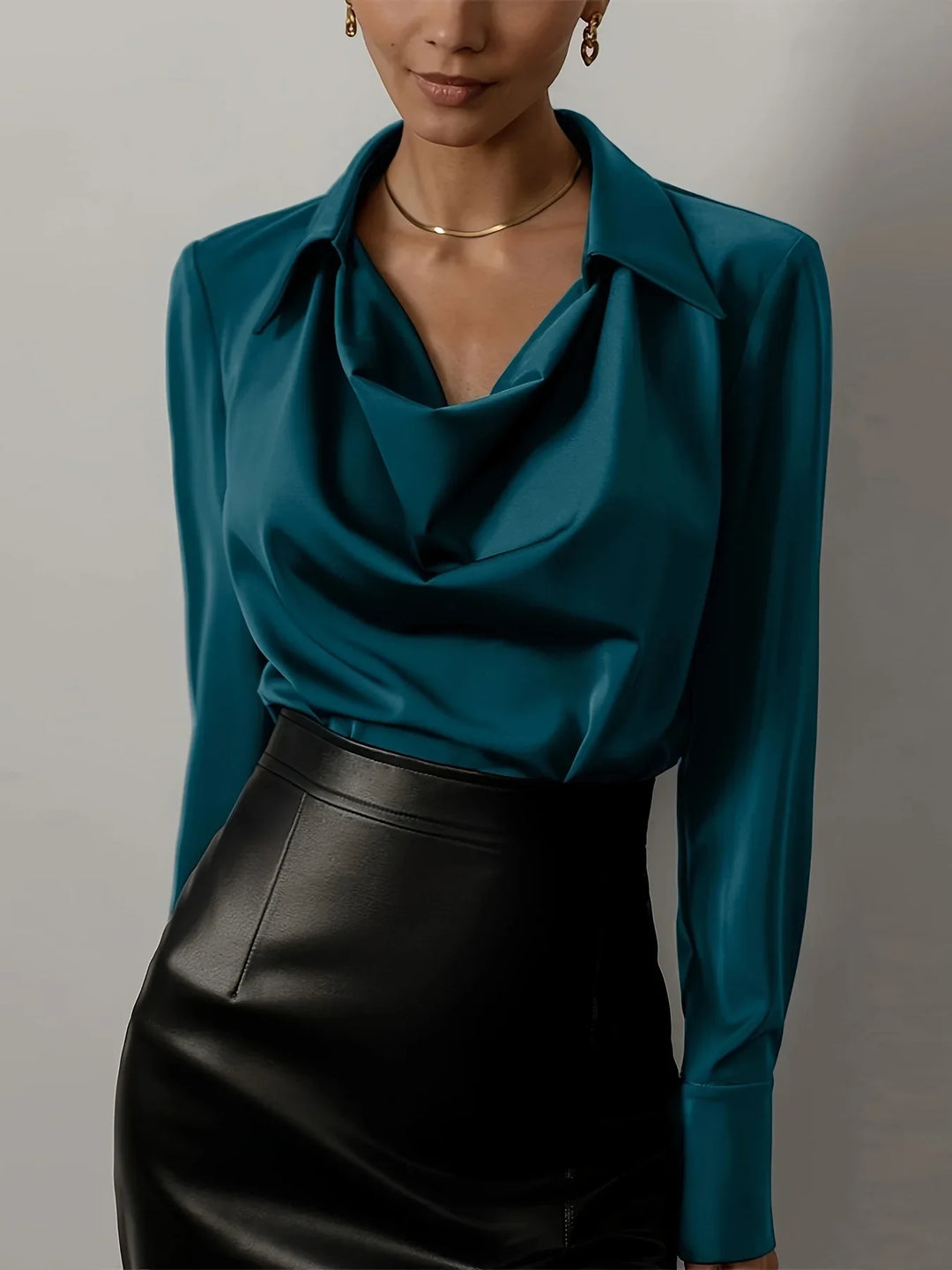 Duttini | Silk Full Sleeve Shirt for Men