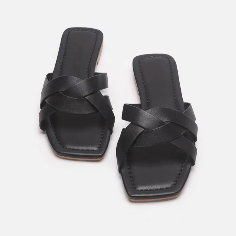 Duttini | Woven Slide Sandals