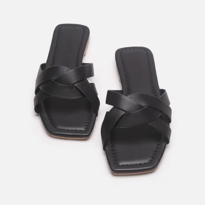 Duttini | Woven Slide Sandals