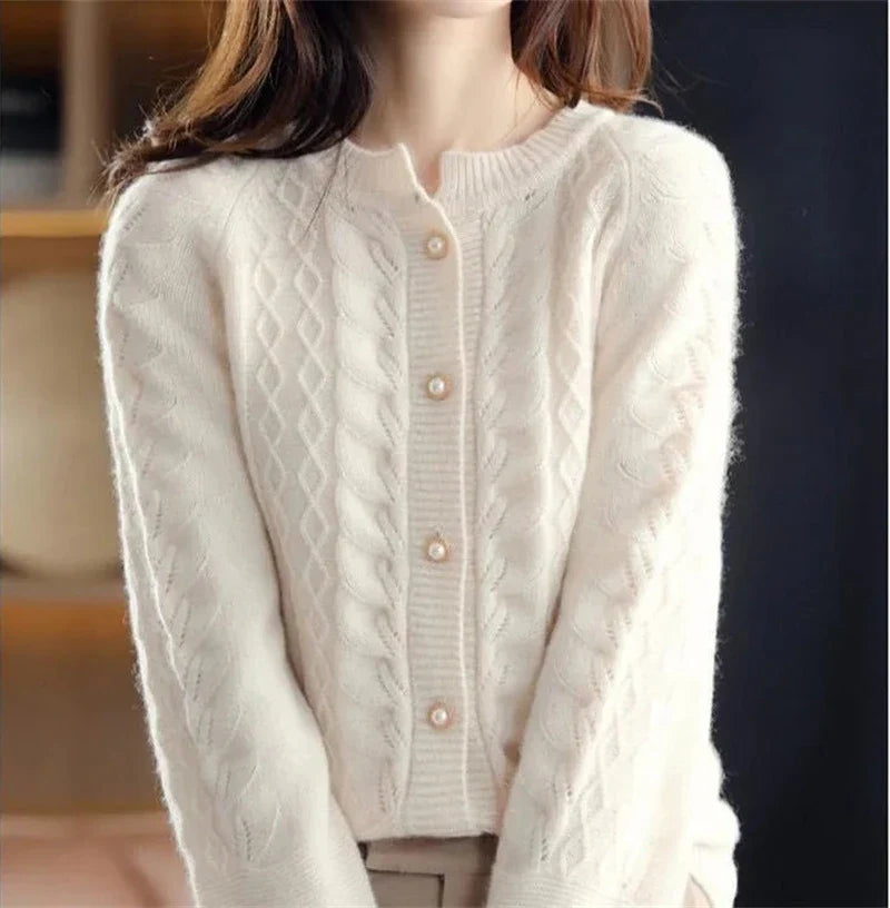 Duttini | Pearl Button Cardigan