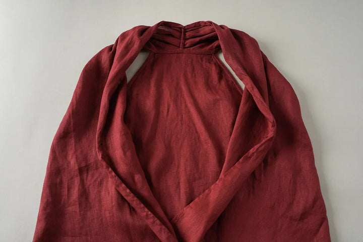 Duttini | Drape Linen Vest