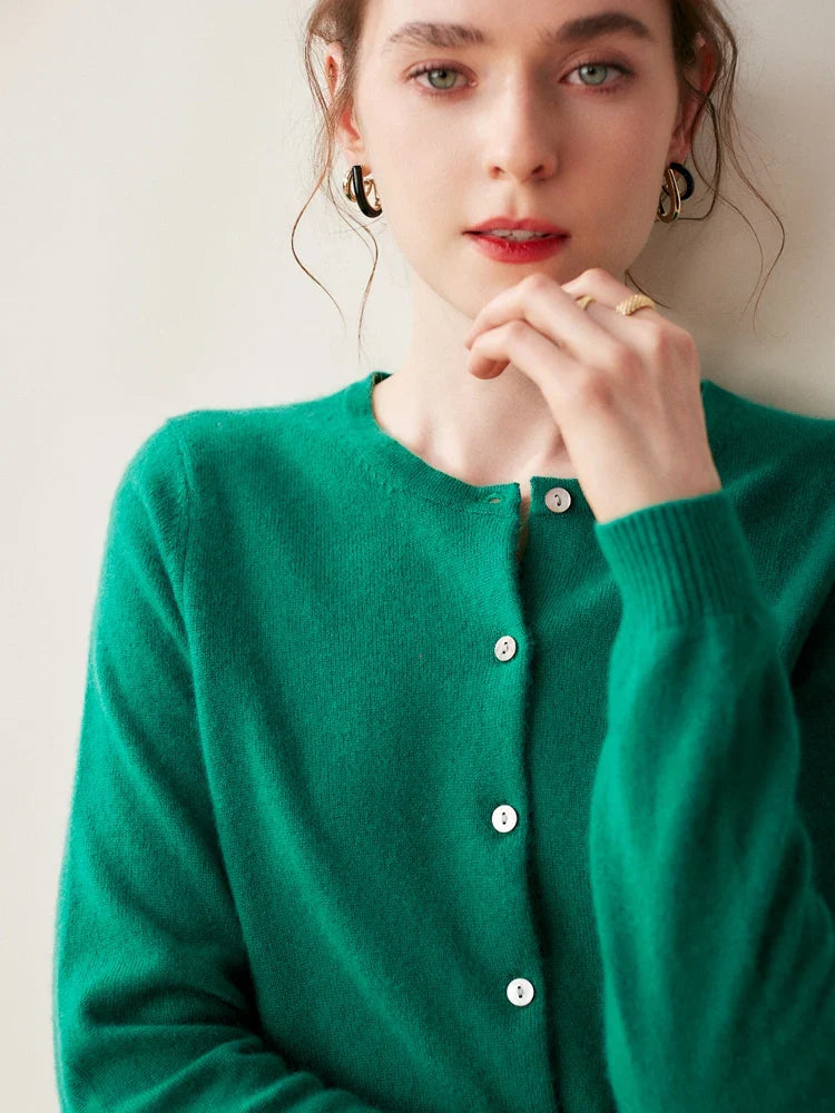 Duttini | Cashmere Crew Cardigan