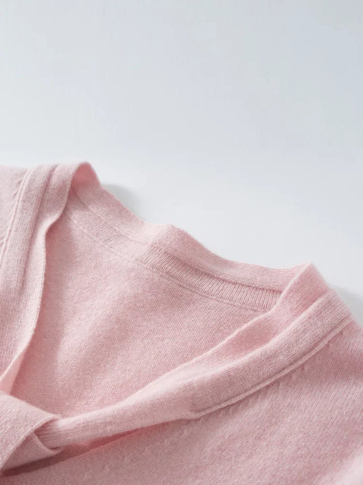 Duttini | Cashmere Pullover with Scarf Collar