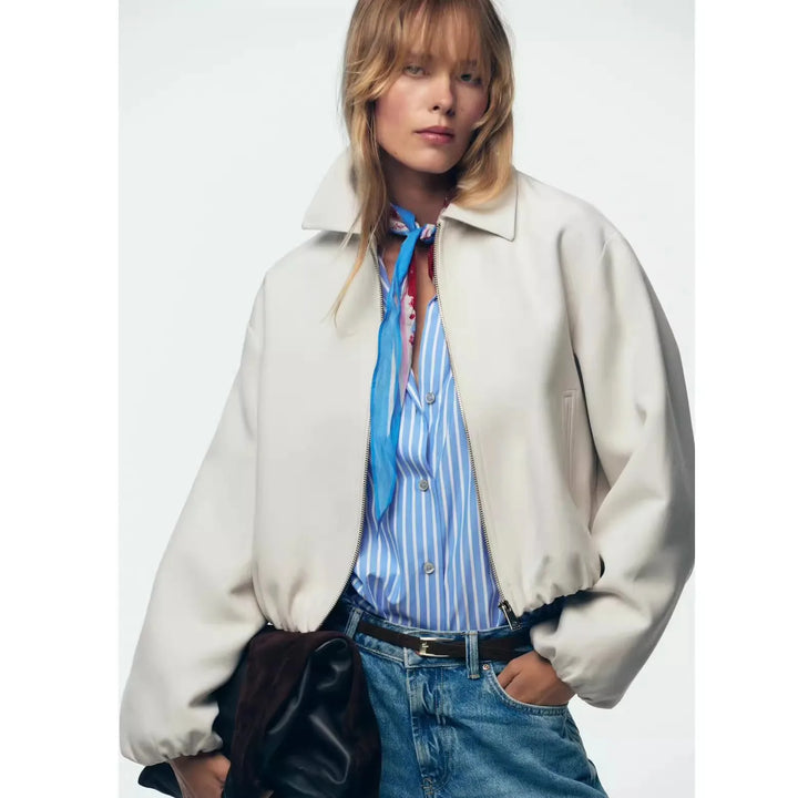 Duttini | Zip Puffy Jacket
