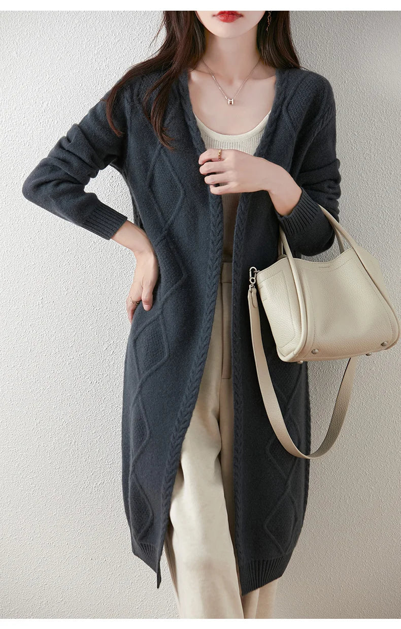 Duttini | Cable-Knit Cardigan