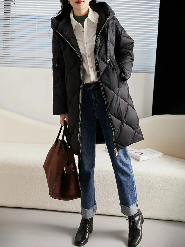 Duttini | Quilted Hooded Down Coat
