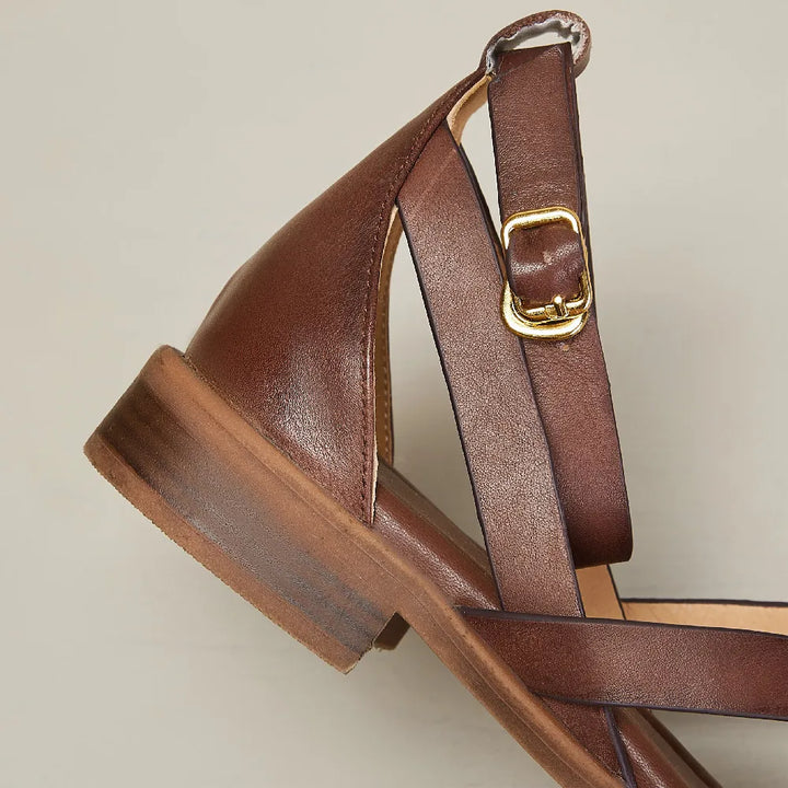 Duttini | Crosswalk Orthopedic Leather Sandals