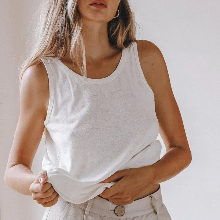 Duttini | Cotton Tank Top for Women in Everyday Fit