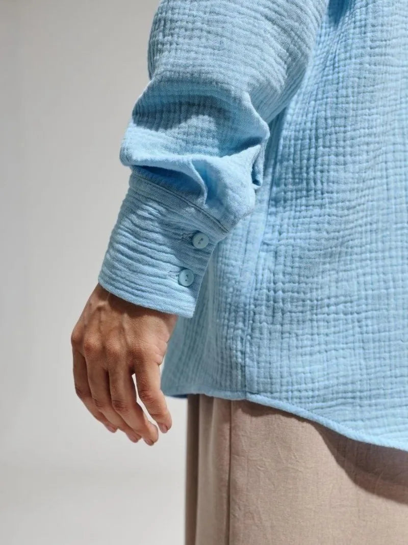 Duttini | Cotton Summer Shirt for Men in White