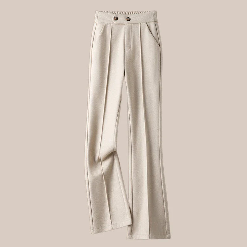 Duttini | Wool-Blend Flare Trousers