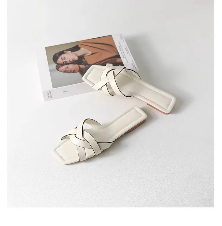 Duttini | Woven Slide Sandals