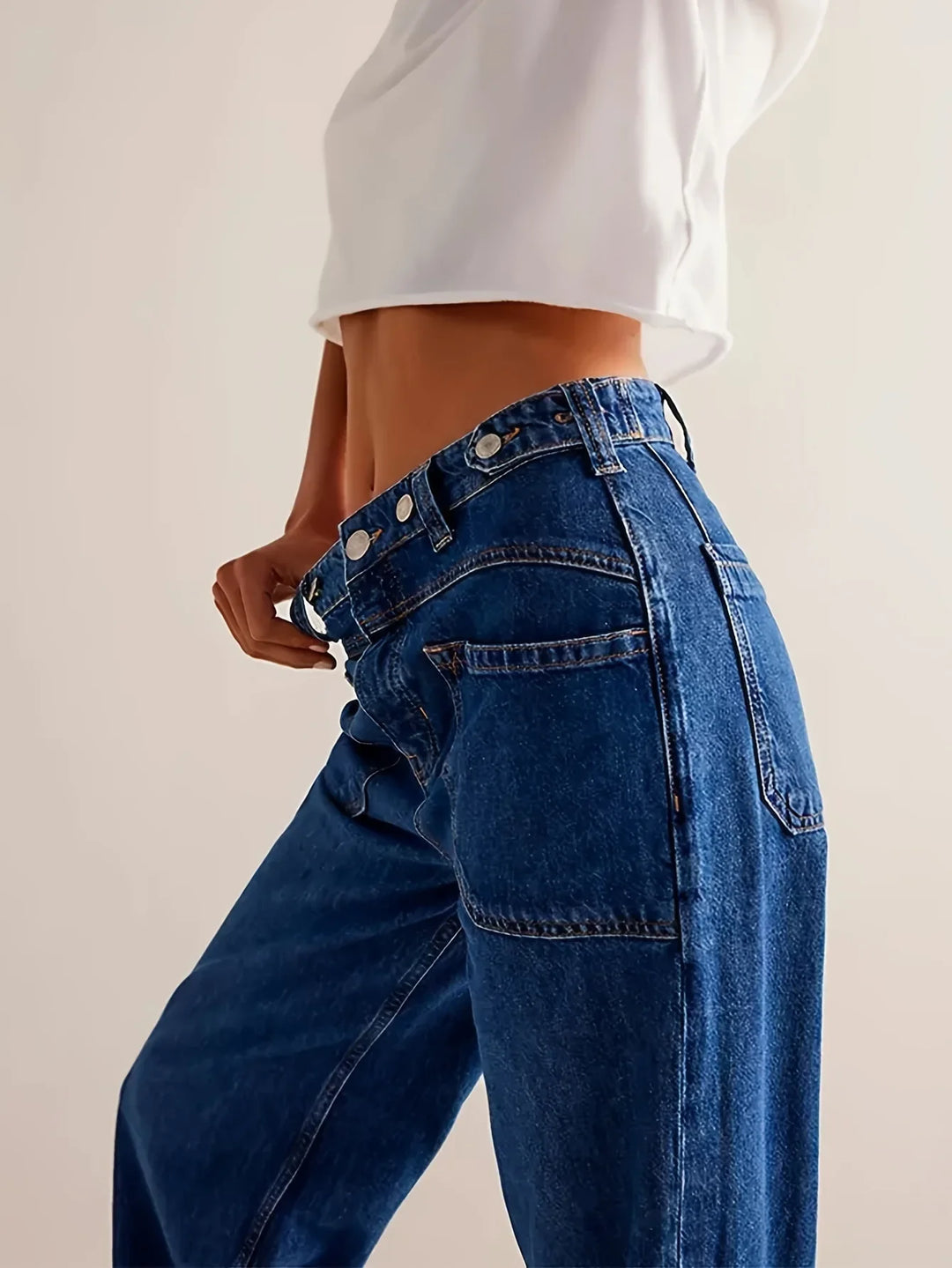 Duttini | High-Waist Wide-Leg Denim for Women