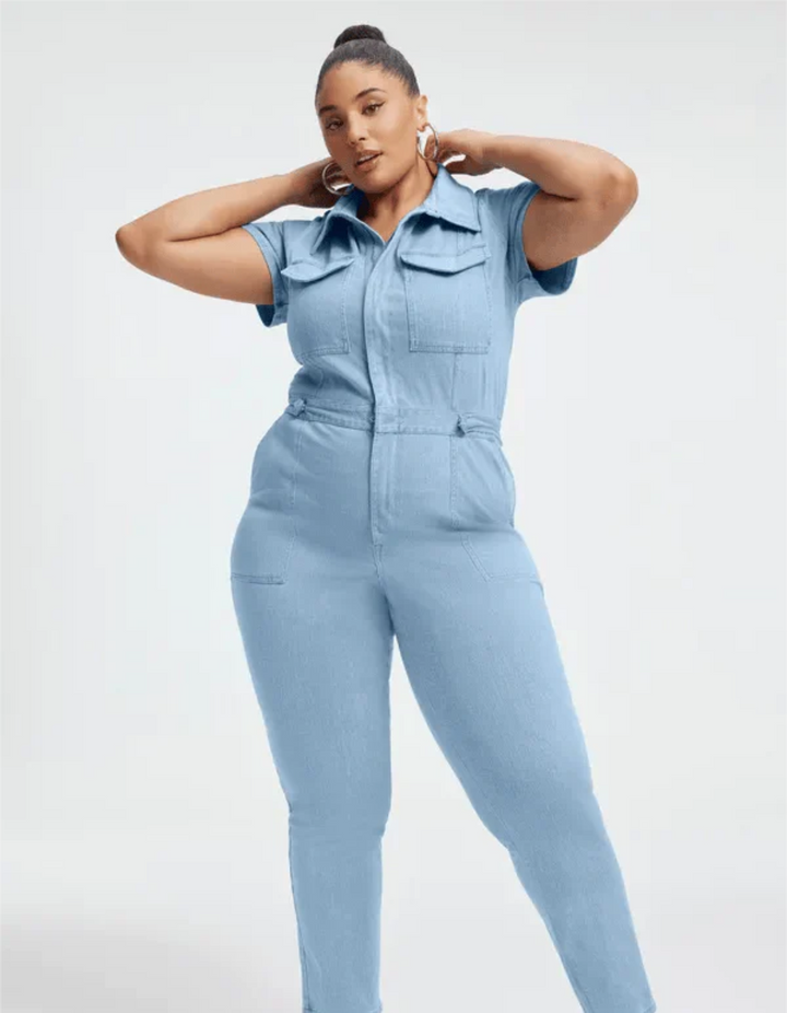 Duttini | Denim jumpsuit