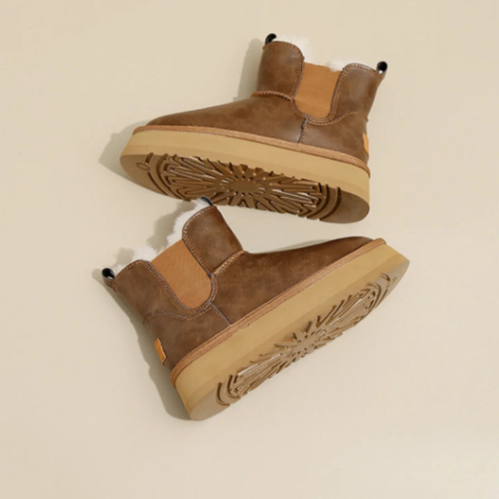 Duttini | Leather Fur Boots