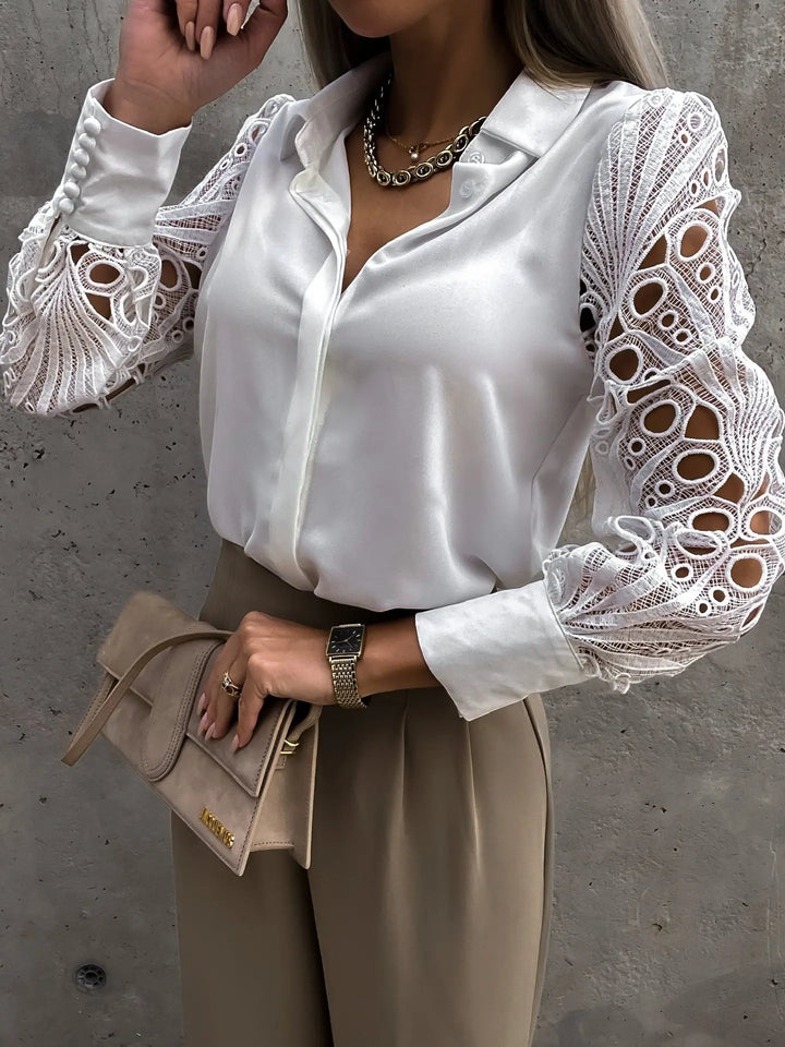 Duttini | Sophisticated Blouse With Exquisite Sleeves