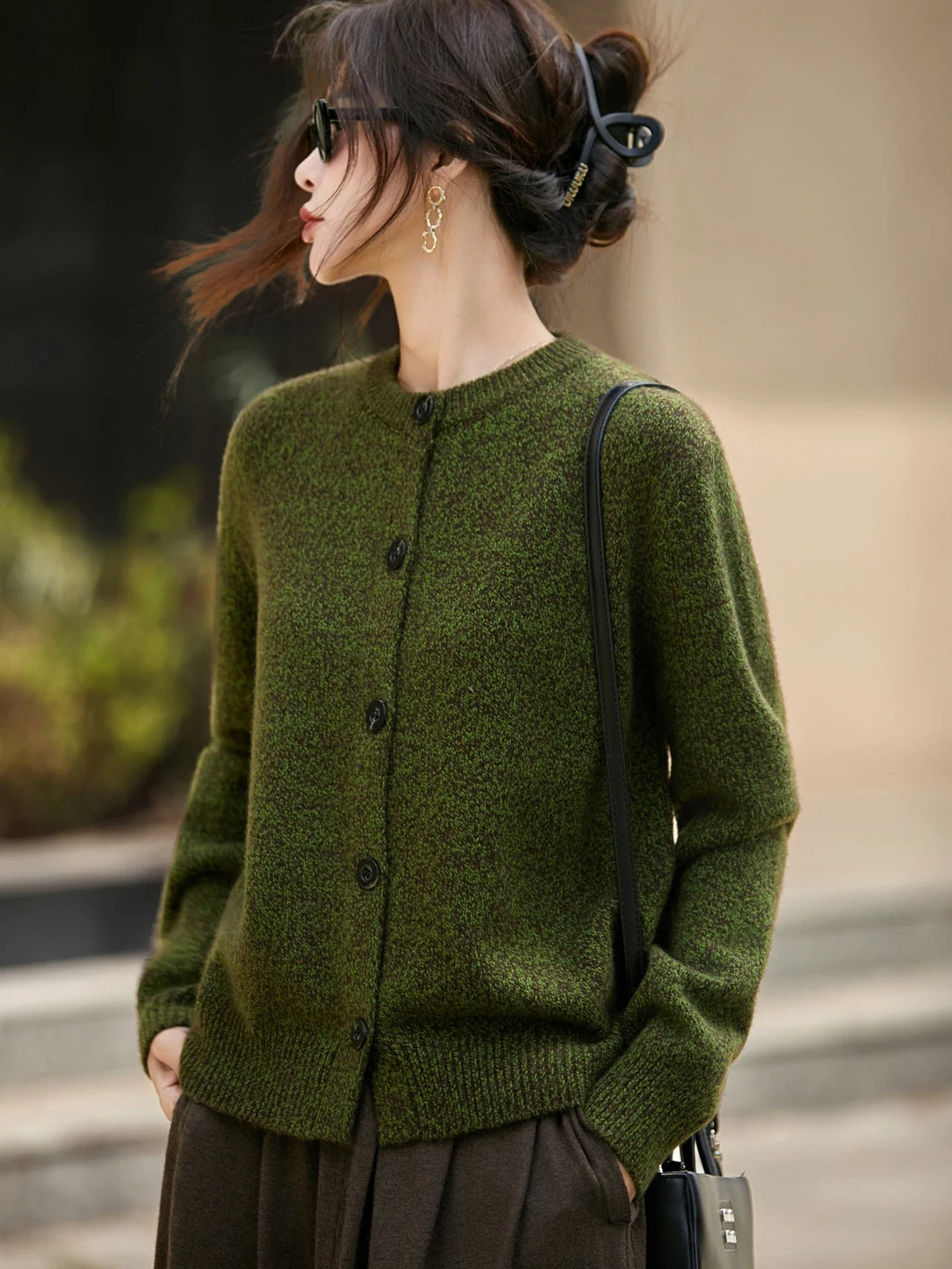 Duttini | Chunky-Knit Alpaca-Blend Cardigan