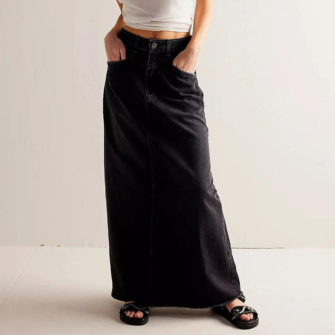 Duttini | Vintage Denim Skirt for Women