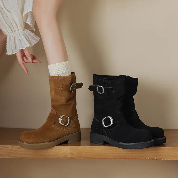Duttini | Fair Isle Buckled Tredders