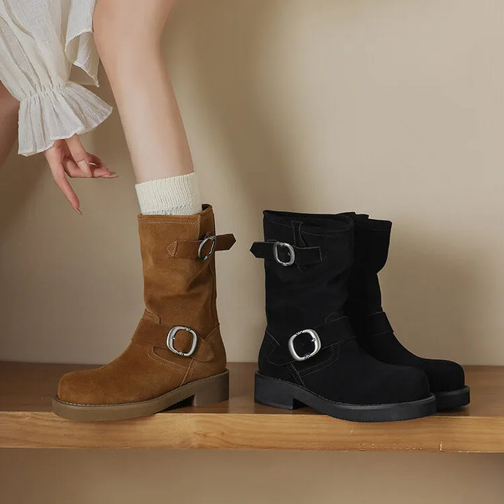 Duttini | Fair Isle Buckled Tredders