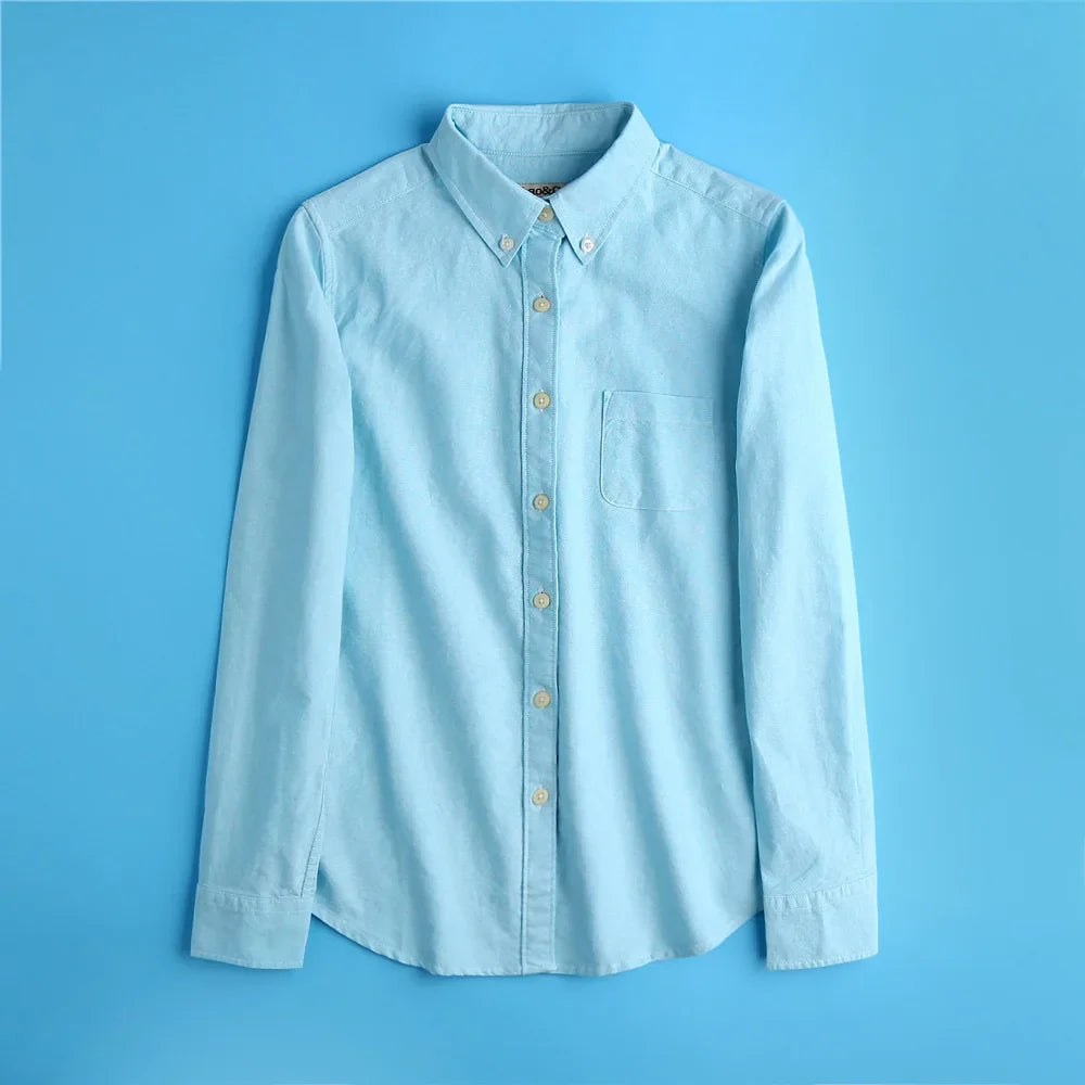 Duttini | Elegant Pastel Oxford Blouses