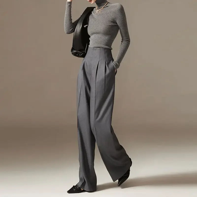 Duttini | Wide Leg Draped Pants