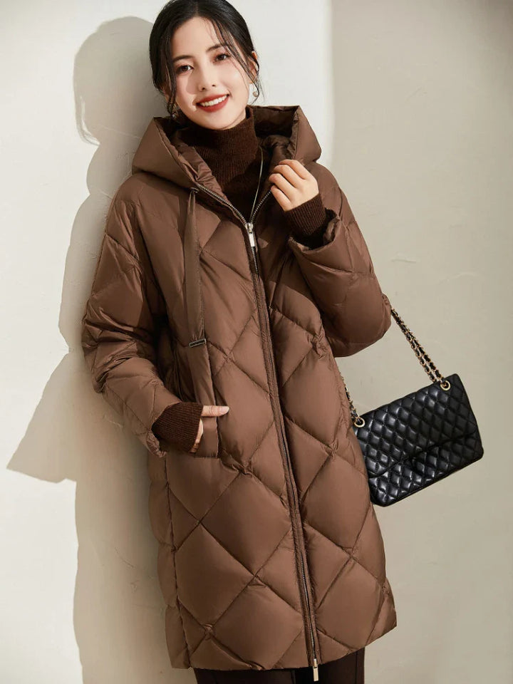 Duttini | Quilted Hooded Down Coat