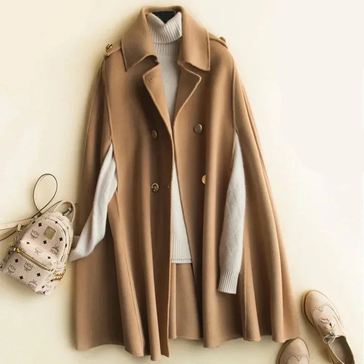 Duttini | Wool Cape Coat