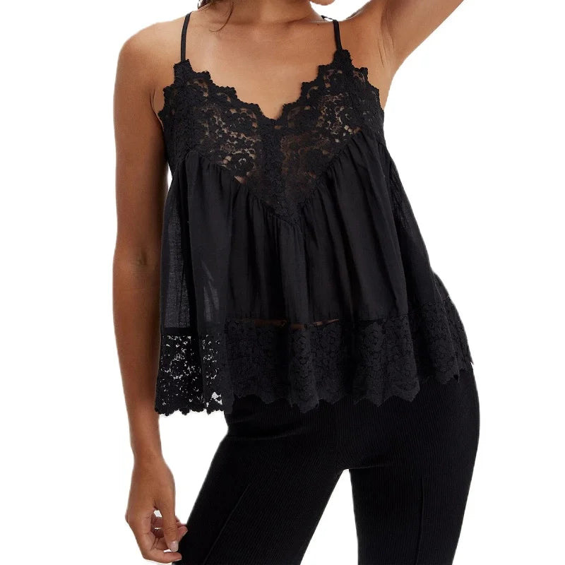 Duttini | Lace Cami for Women in White