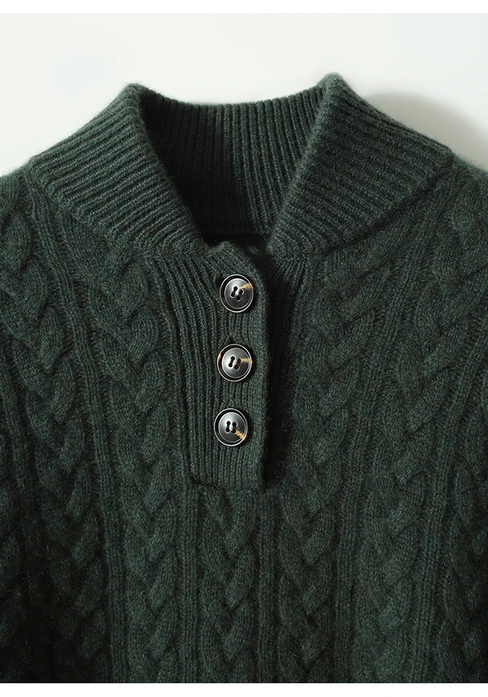 Duttini | Cashmere Button-Up Sweater