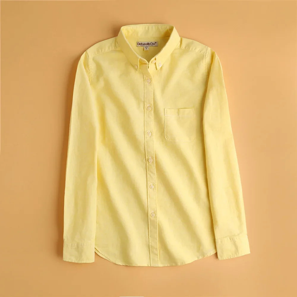 Duttini | Elegant Pastel Oxford Blouses