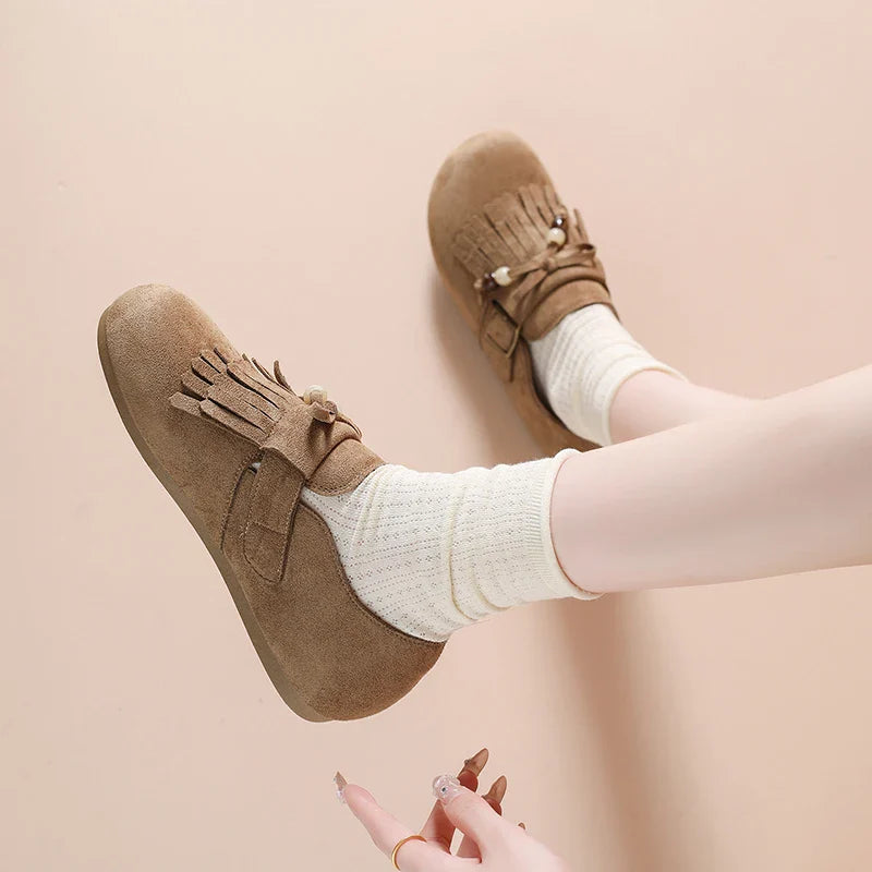 Duttini | Fringe Bead Loafers