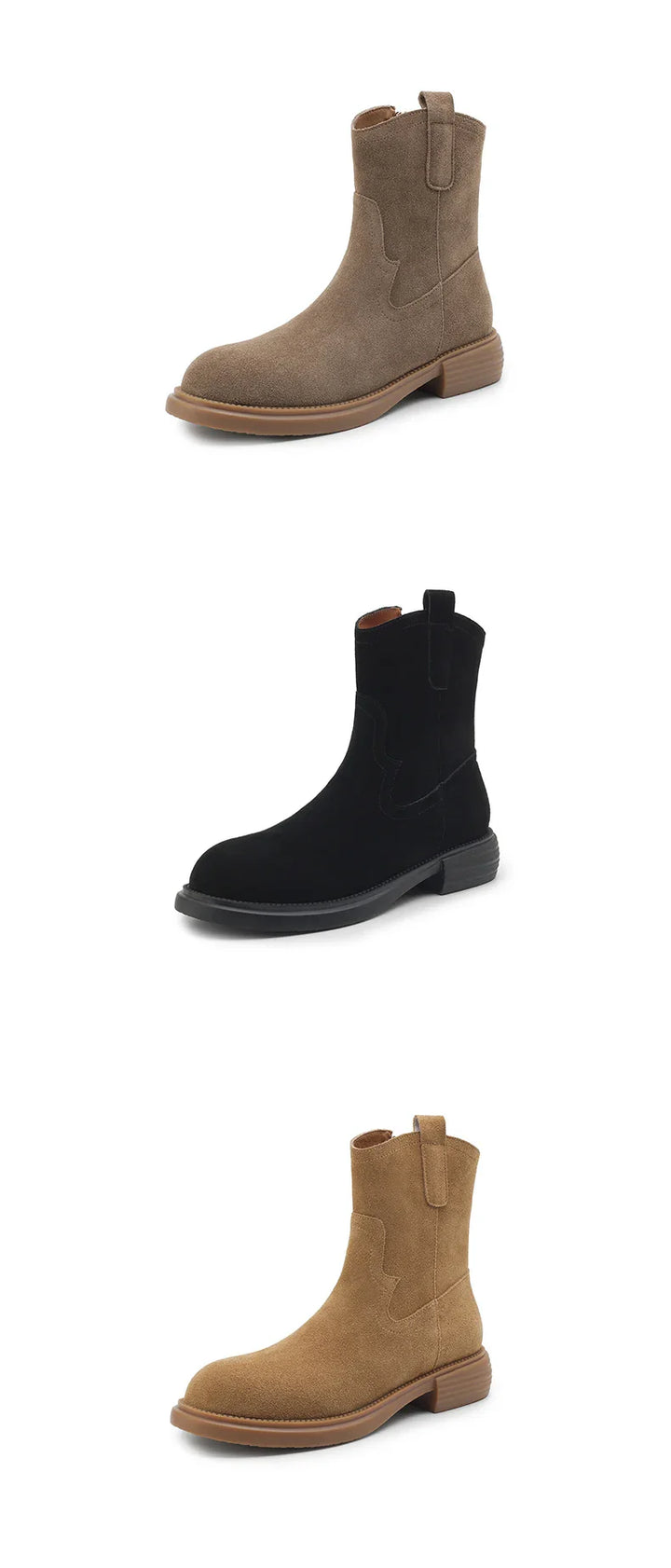 Duttini | Leather Zipper Boots