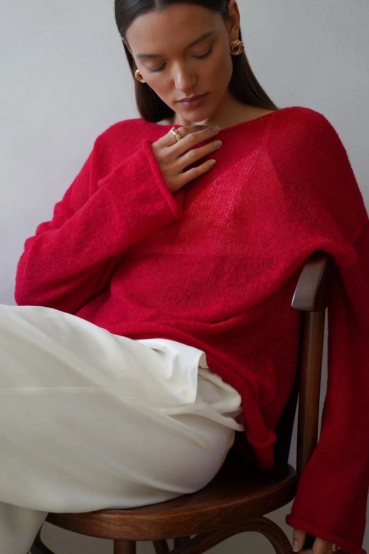 Duttini | Relaxed Crewneck Sweater