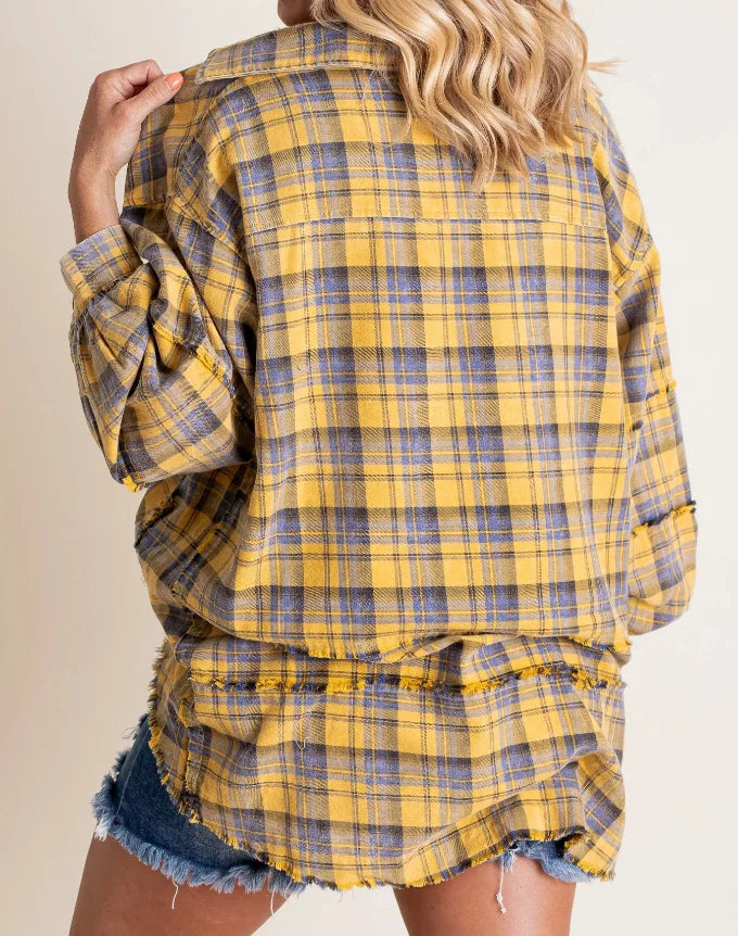 Duttini | Plaid Flannel Shirt for Men in Green
