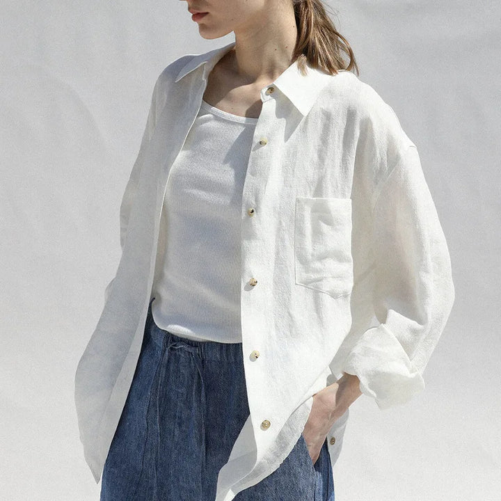 Duttini | Oversized Linen Blouse