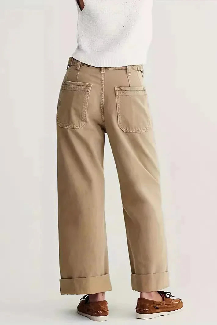 Duttini | High-Waist Wide-Leg Denim