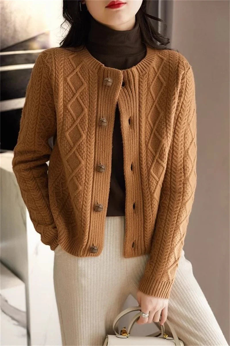 Duttini | Cable Knit Cardigan