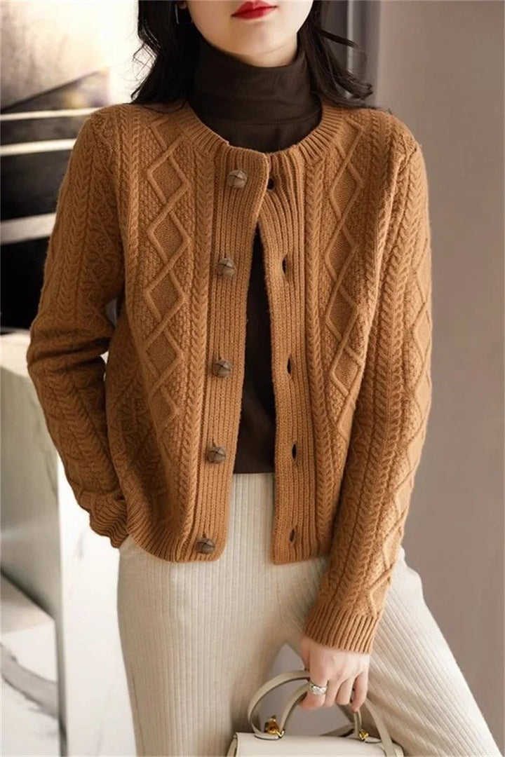 Duttini | Cable Knit Cardigan