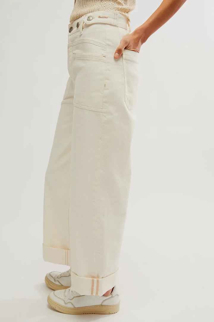 Duttini | High-Waist Wide-Leg Denim for Women