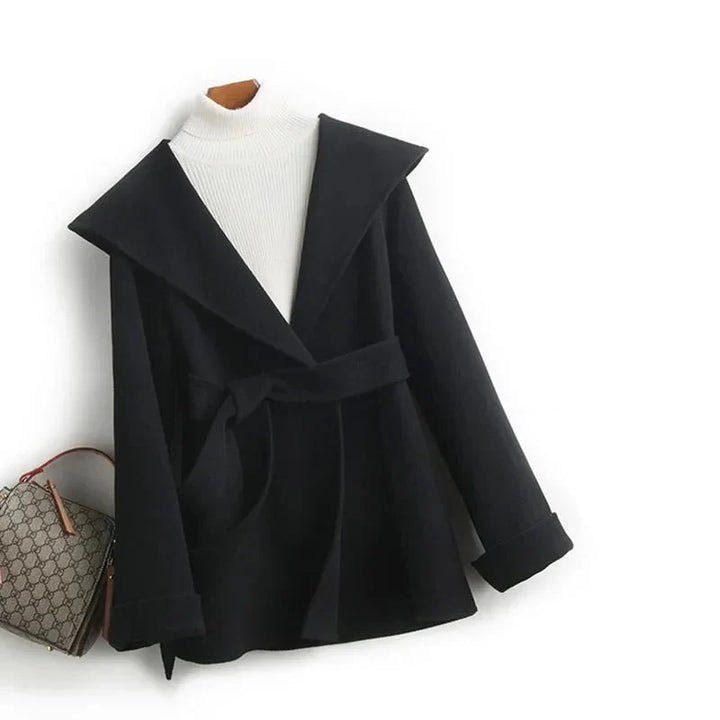 Duttini | Long Pointed Coat in Camel Hair