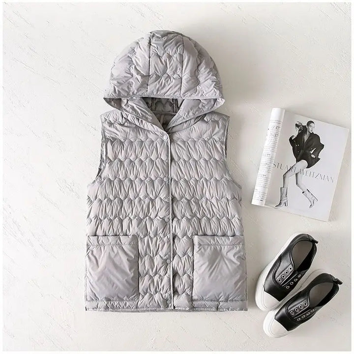 Duttini | Puffer Vest in Gold