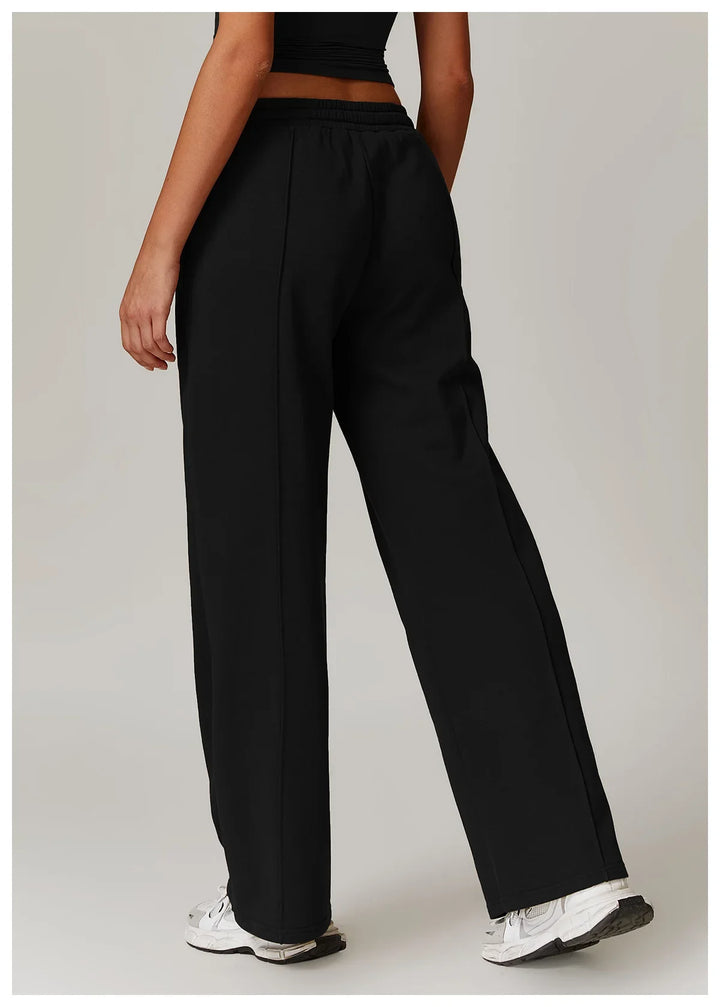 Duttini | High Rise Jogger for Women in Soft Fabric, Black