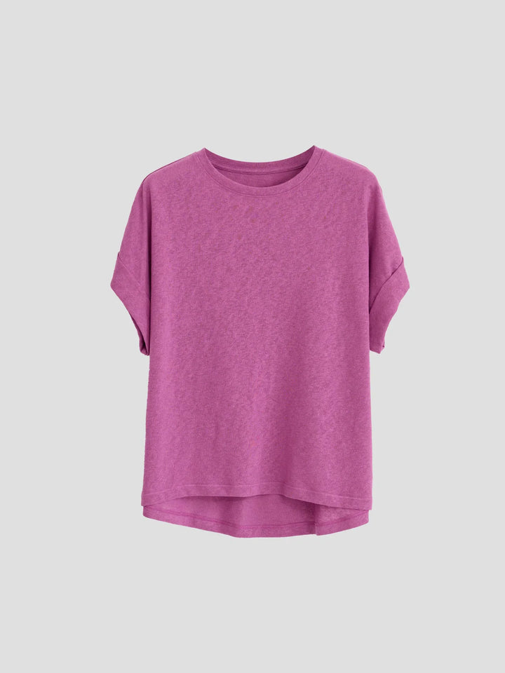 Duttini | Oversized Tee for Women in Cotton Blend, White