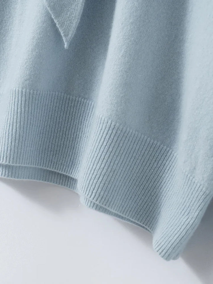 Duttini | Cashmere Pullover with Scarf Collar