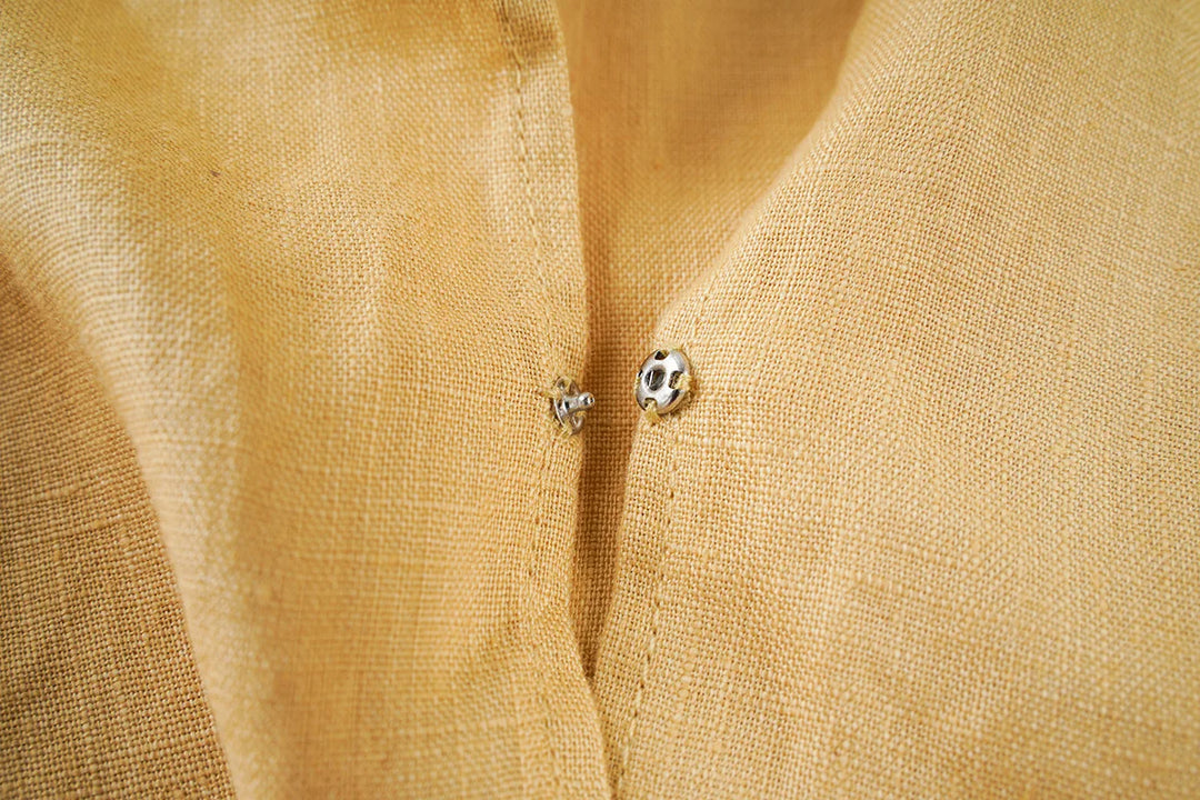 Duttini | Drape Linen Vest for Women in Natural