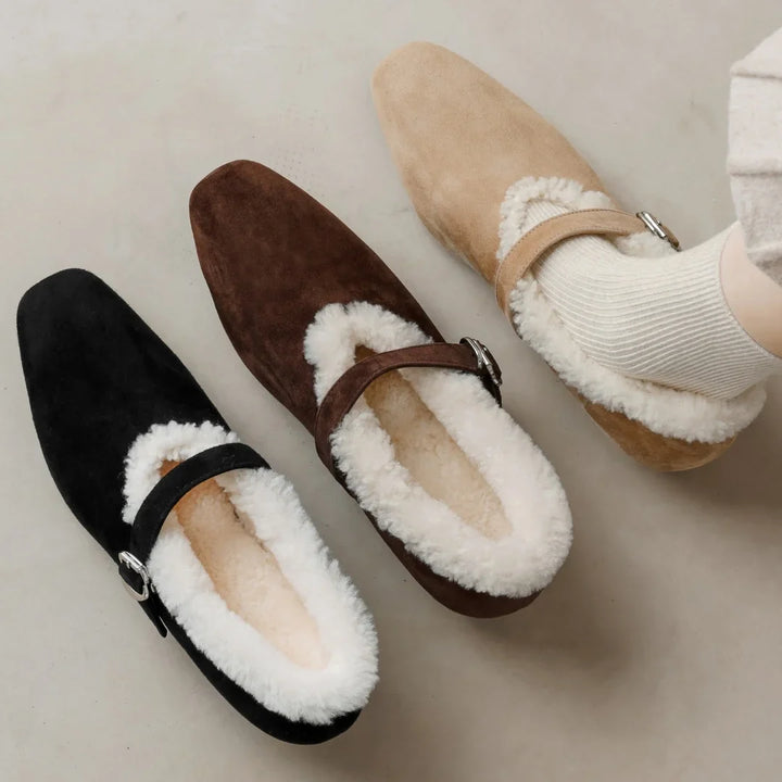 Duttini | Shearling Mary Jane