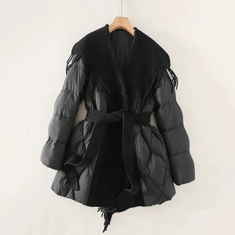 Duttini | Fringe Down Coat