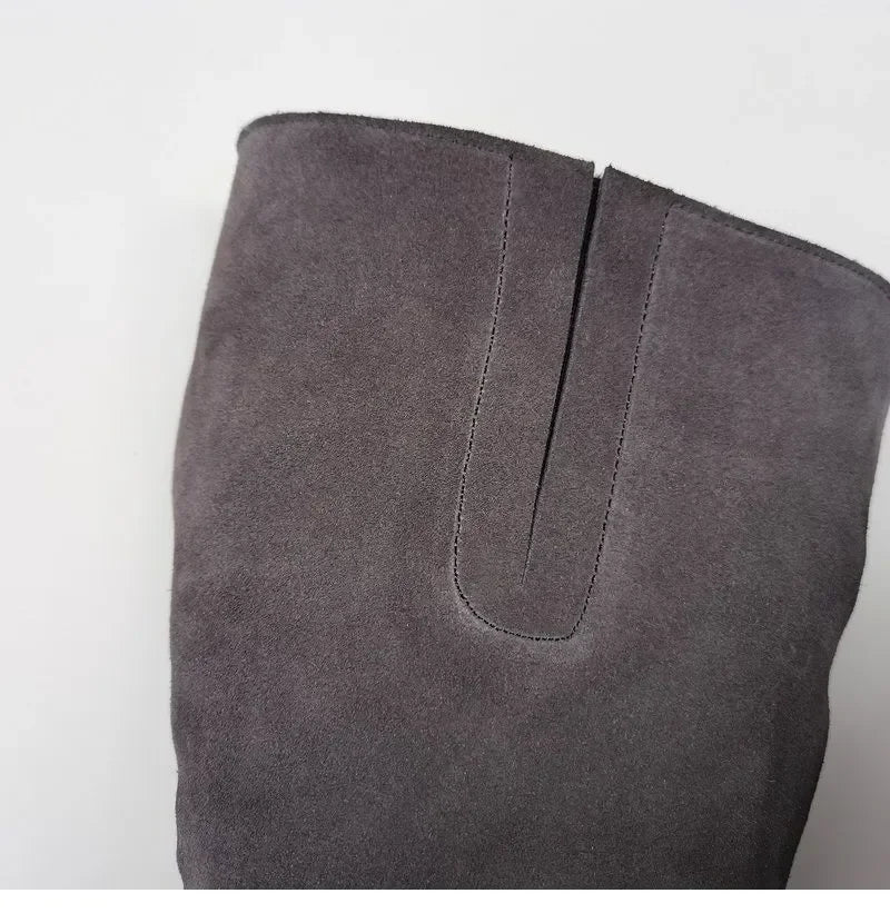 Duttini | Shearling Riding Boots